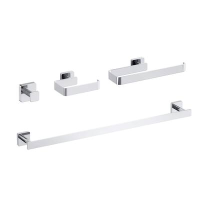Blaze 4 Piece Bathroom Hardware Set