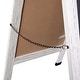 preview thumbnail 89 of 158, Wood A-Frame Magnetic Chalkboard Set-Markers, Stencils, and Magnets