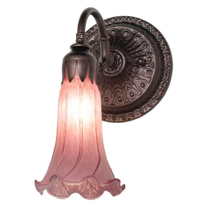 Meyda Tiffany 261105 10" Tall Wall Sconce - Mahogany Bronze