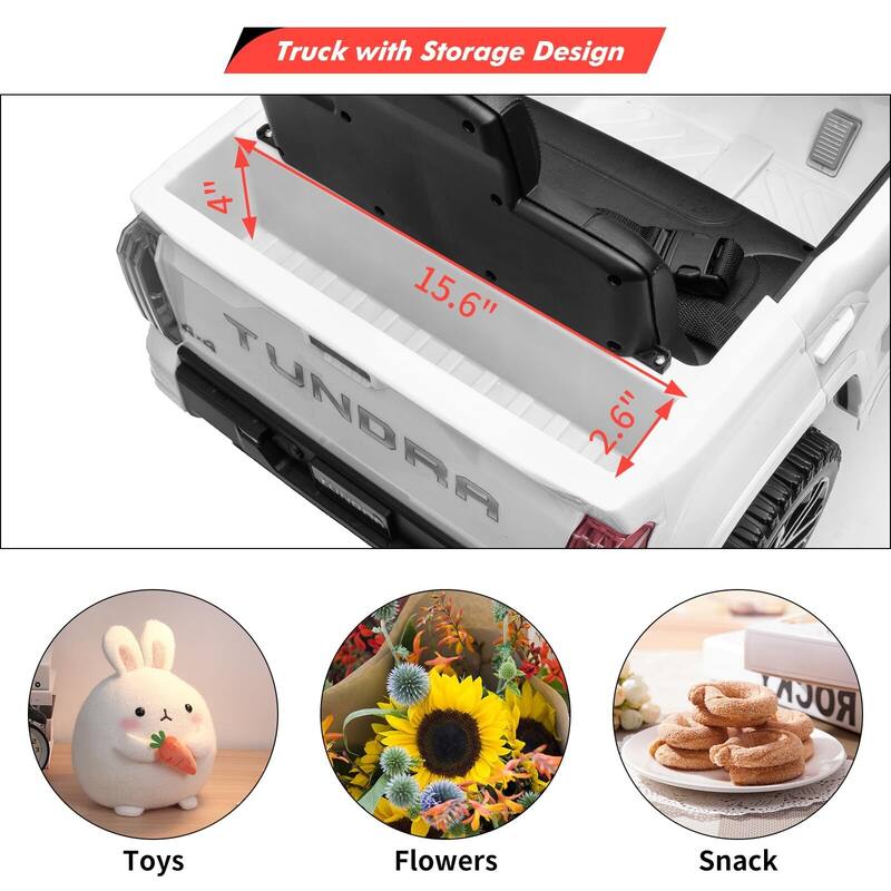 12V Licensed Toyota Ride on Car with Remote Control