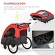 preview thumbnail 7 of 9, Multi-Functional Bike Trailer for Kids, Twin Stroller & Jogger with 5-Point Harness and Large Rubber Tires