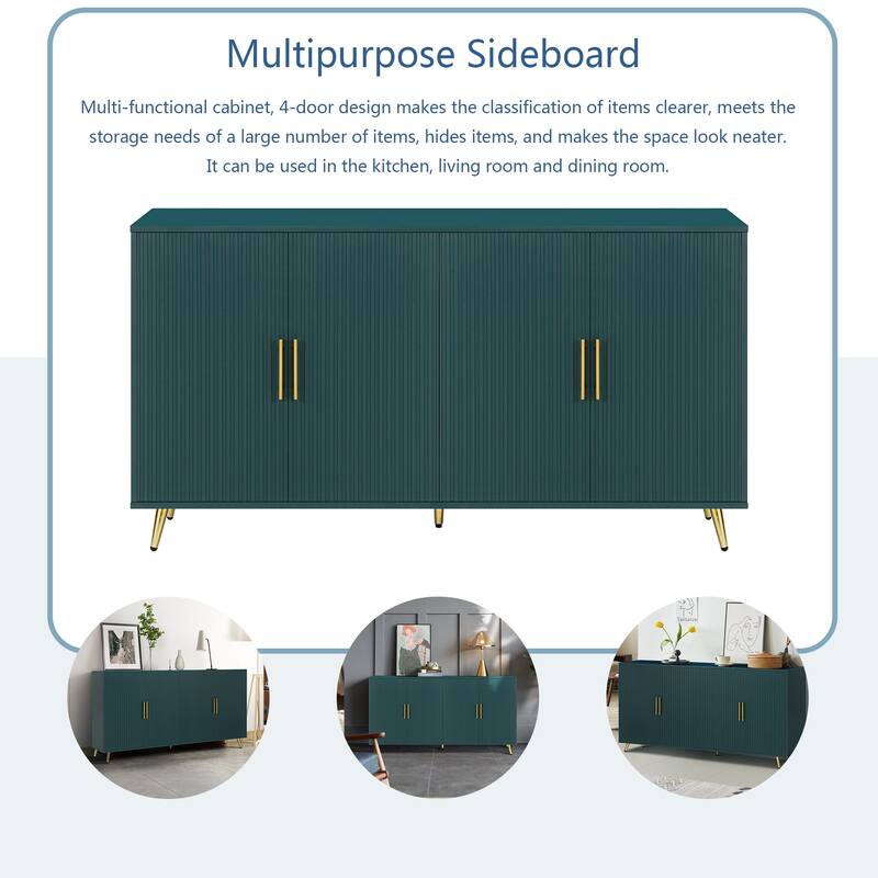 Blue Base Cabinet Display Cabinet Sideboard Cabinet Accent Cabinet