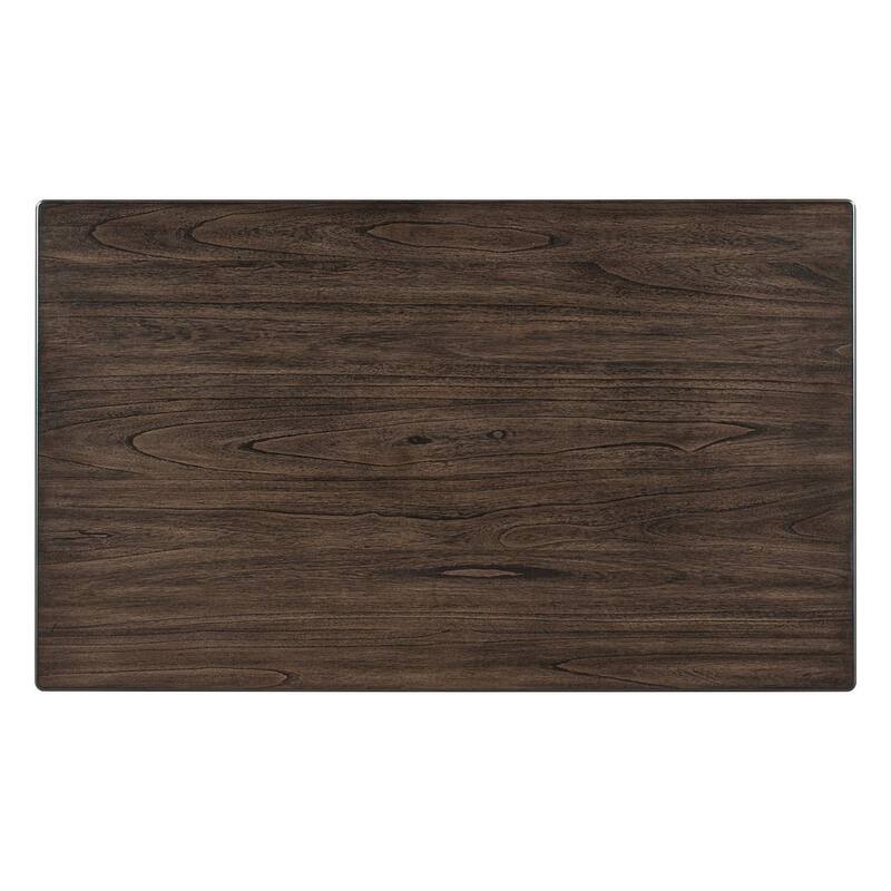 60'' rectangular dining table with 4 upholstered chairs and bench