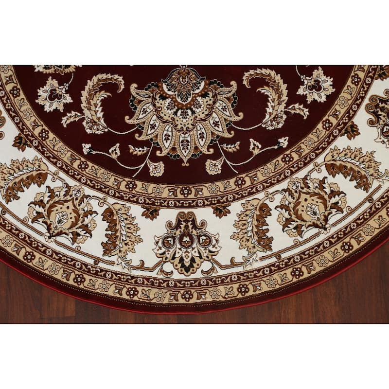 Traditional Floral Red Tabriz Turkish Area Rug Oriental Carpet
