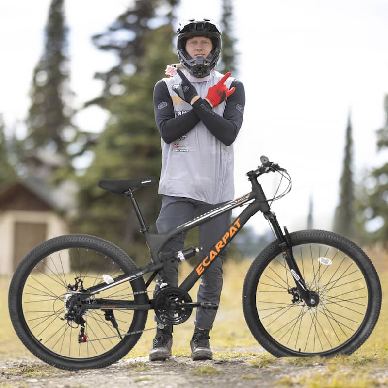 26 Inch Steel Frame 21-speed Unisex Mountain Bike