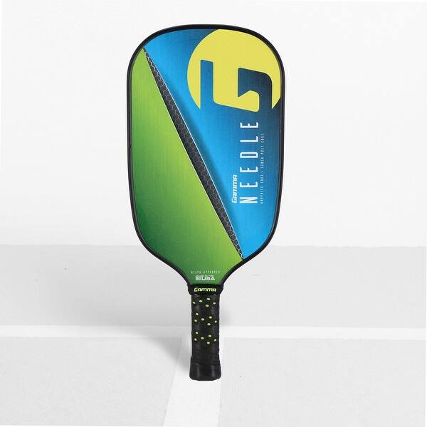 slide 2 of 4, Gamma Needle PolyCore Series Enhanced Pickleball Paddle, Textured Graphite
