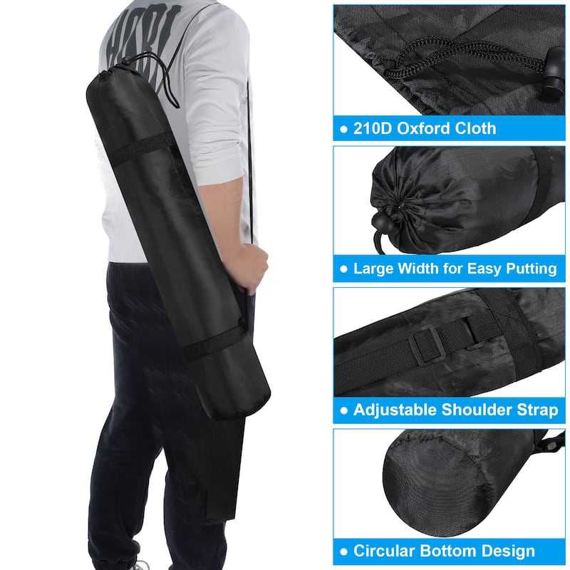 28" Camp Chair Replacement Bag Folding Camping Chair Carry Bag with Strap - Black - 28 Inch