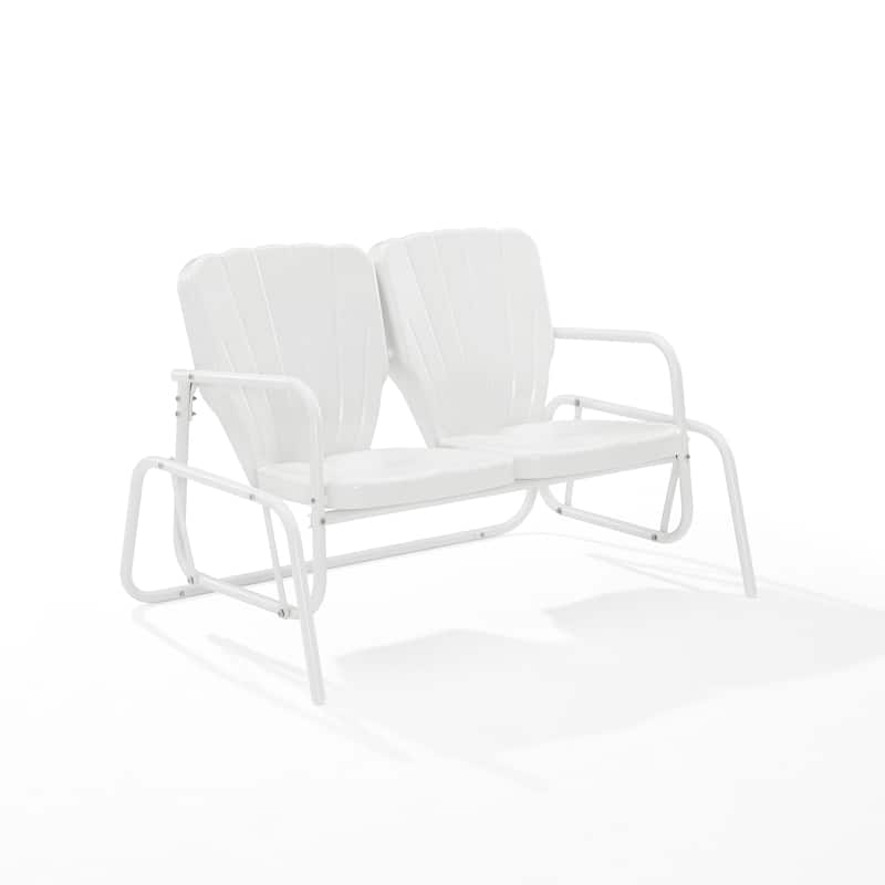 Crosley Ridgeland Outdoor Metal Loveseat Glider - 33"x47.5"x32.5"