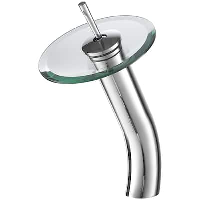 WIZ Waterfall Single Hole Single-Handle Bathroom Faucet