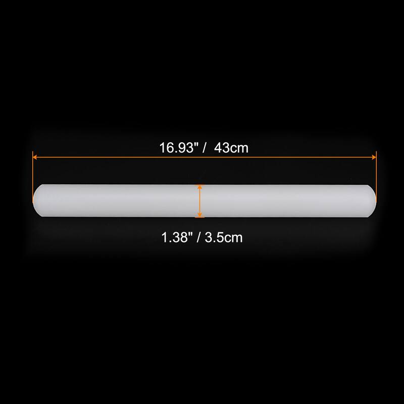 2pcs Fondant Rolling Pin PP Non Stick for Baking - White
