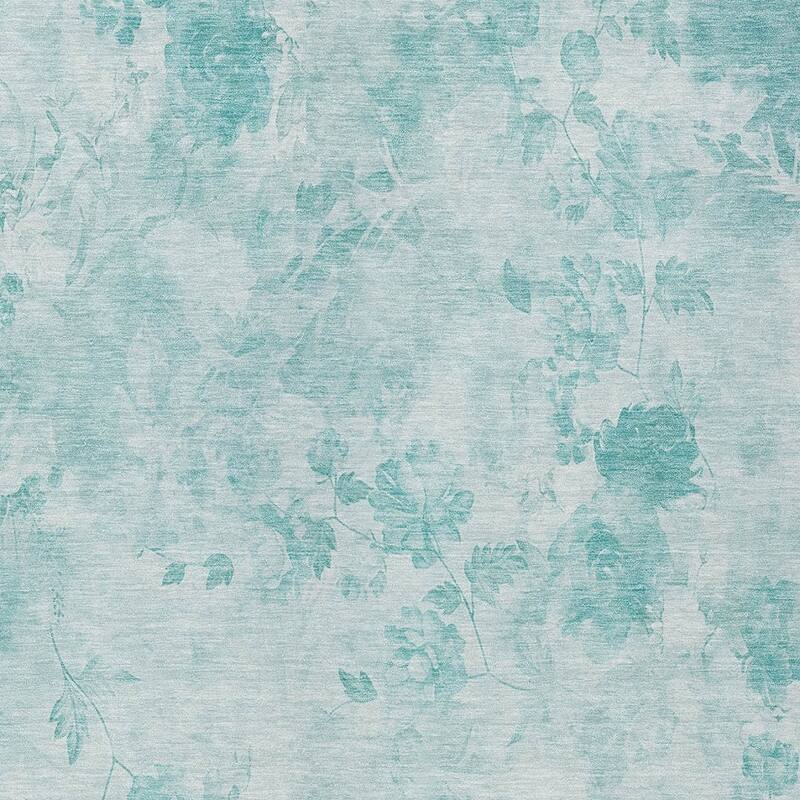HomeRoots Floral Transitional Rectangle Outdoor Rug