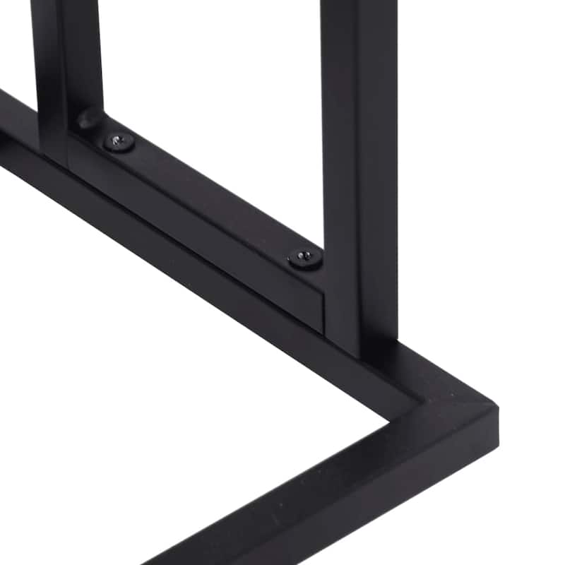 vidaXL Towel Rack Freestanding 2 Tier Towel Holder Stand for Bathroom Iron