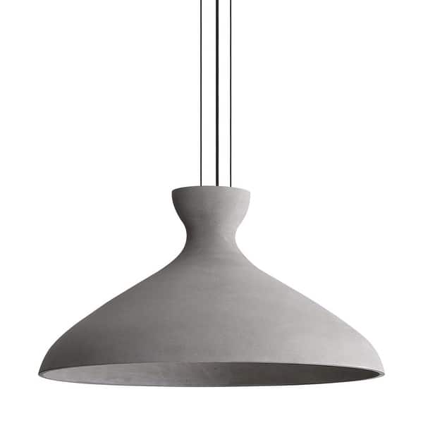 slide 2 of 11, Golden Lighting 2173-22 Aethera 22" Wide Pendant Grey Cement