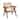 26-Inch Accent Armchair with Woven Rattan - 24L x 26W x 32H, in inches 