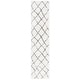 preview thumbnail 45 of 53, SAFAVIEH Berber Shag Hessie Moroccan Rug 2'2" x 9' Runner - Cream/Light Grey - Runner