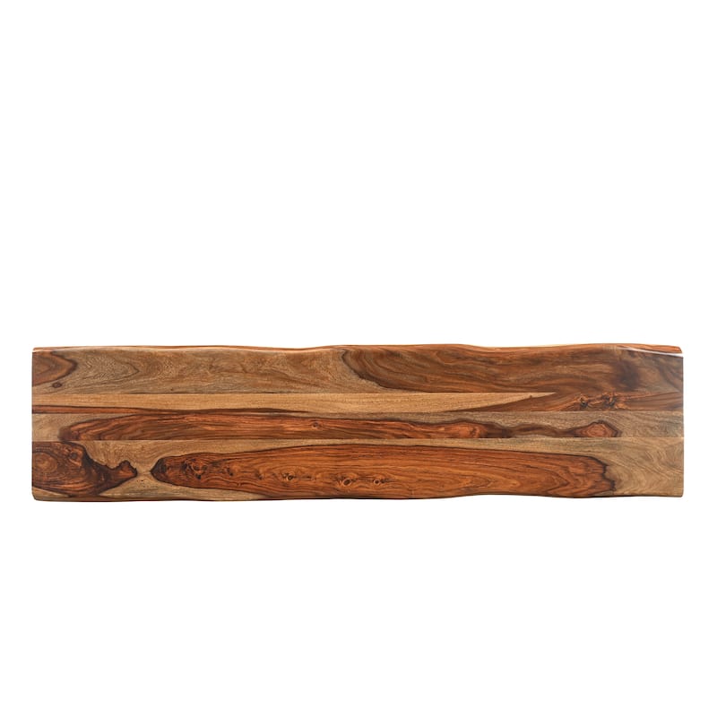 Avenue 68" Live Edge Wood Dining Bench