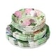 preview thumbnail 4 of 5, Certified International Garden Path Melamine 12 pc Dinnerware Set - 11.00"L x 11.00"W x 0.50"H