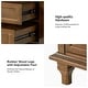 preview thumbnail 7 of 49, Muriel Farmhouse 3 Drawers End Table with Built-In Outlets nad Pull-out Shelf Set of 2 by HULALA HOME