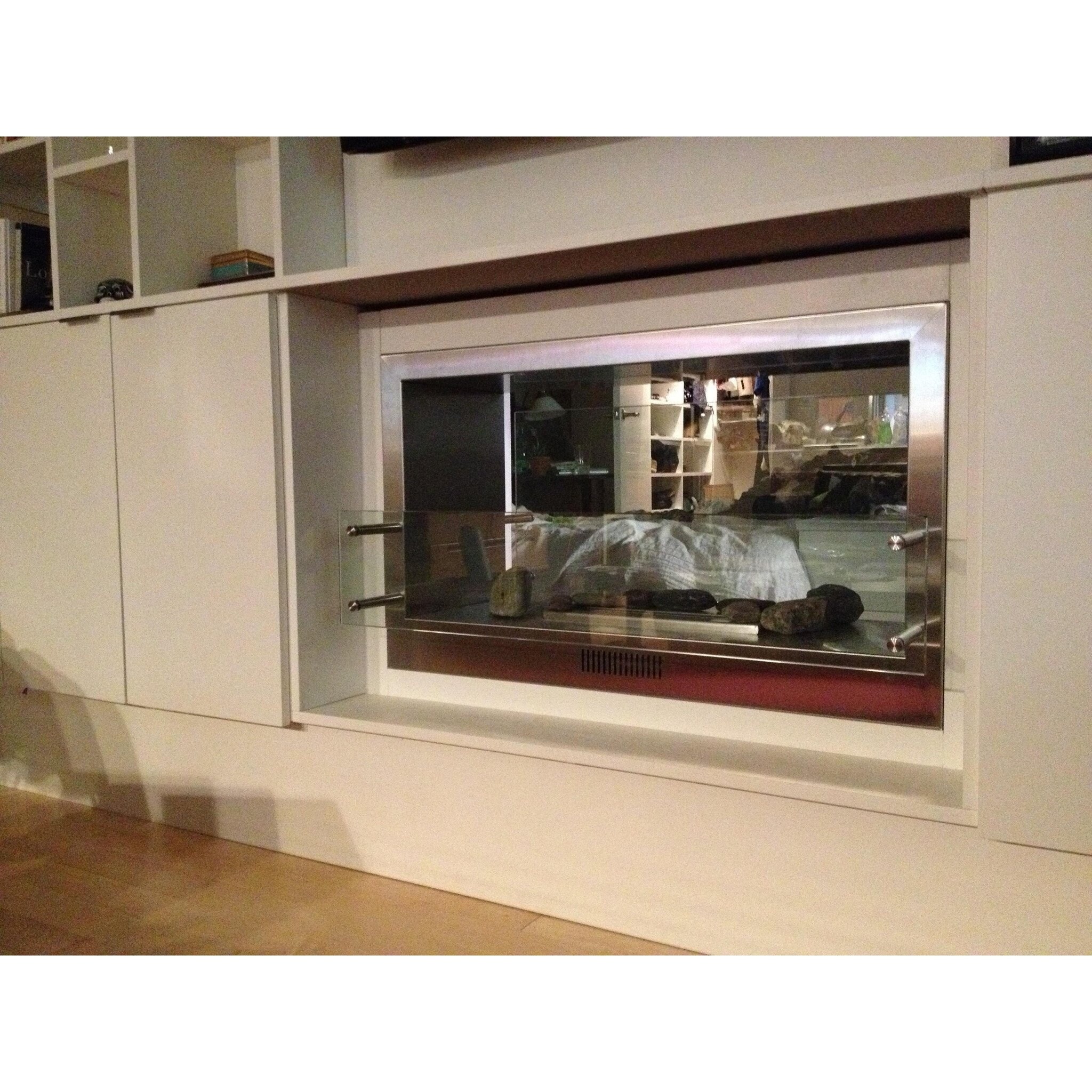 Shop Bio Flame 38 Firebox Double Sided Ss Fireplace W 16 Burner