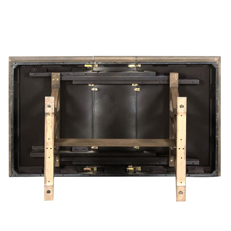 Mid-Century Solid Wood 7-Piece Extendable Dining Set with Upholstered Chairs and 12" Leaf, Stylish Kitchen & Dining Table for 6