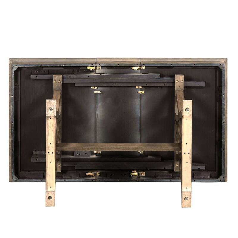 Wood 7-Piece Dining Table Set, Kitchen Table Set with Extendable Table and 6 Upholstered Chairs for Dining Room