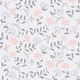 preview thumbnail 3 of 5, Lambs & Ivy Petals White/Pink/Gray Floral 100% Cotton Fitted Crib/Toddler Sheet - Crib