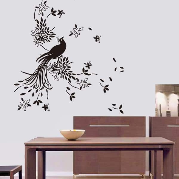 Shop Chezmax Diy Wall Sticker Decal Mural Removable Self Adhesive Paper Art Deco Tiger 18 9 X 31 5 Overstock 28845918
