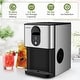preview thumbnail 4 of 7, Costway 56 lbs/24 H Pepple Chewable Countertop Ice Maker with - See Details