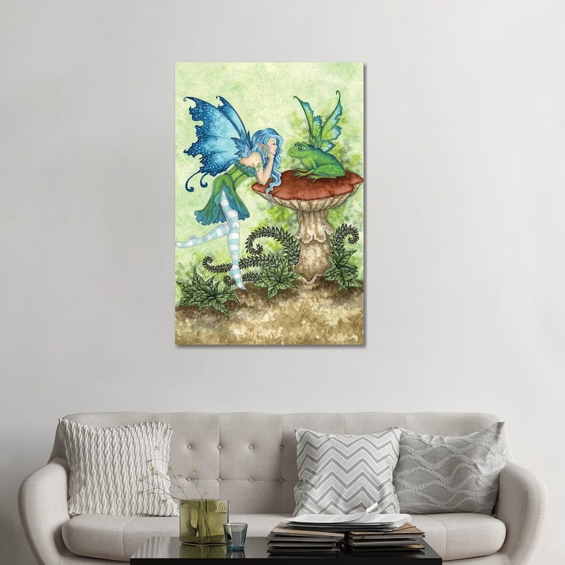 iCanvas "Frog Gossip" by Amy Brown Canvas Print - 48x32x1.5