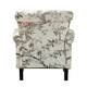 HULALA HOME Nailhead Trim Traditional Accent Armchair with Rolled Arms