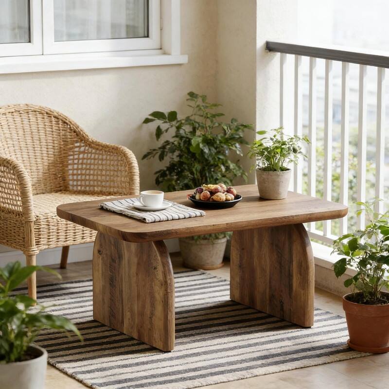 Modern Tea Table - Spacious Coffee and Computer Table