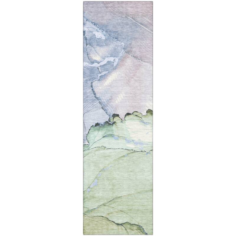 Premium Washable Super Soft Abstract Watercolor Mayfield Rug