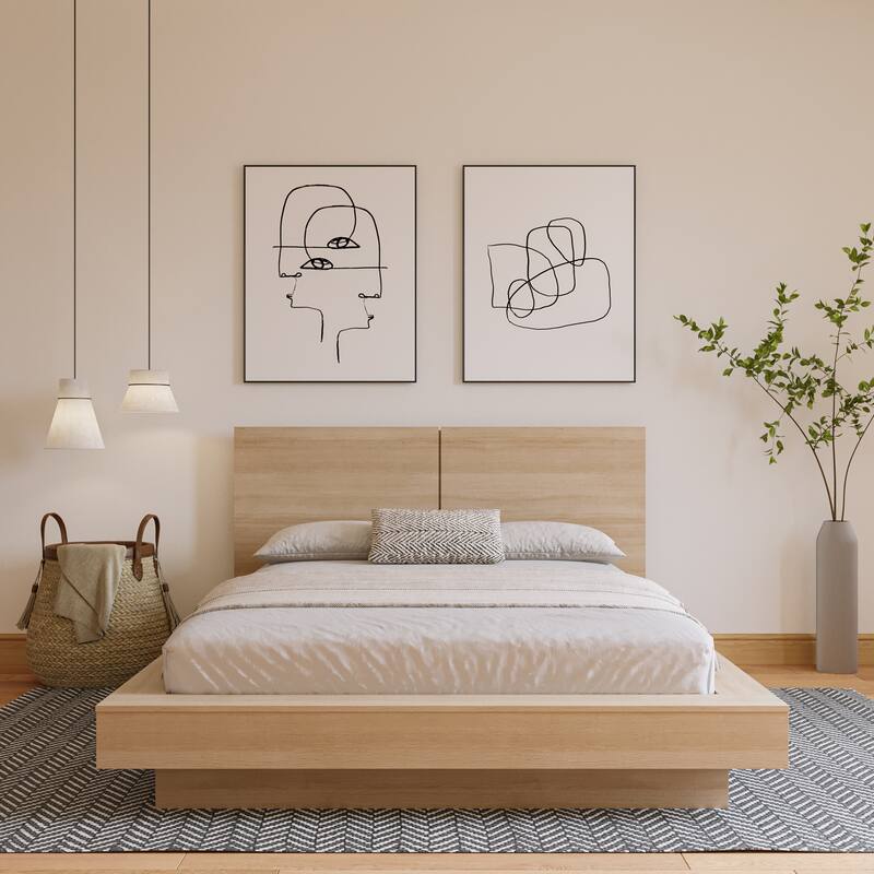 Napa Platform Bed with Headboard