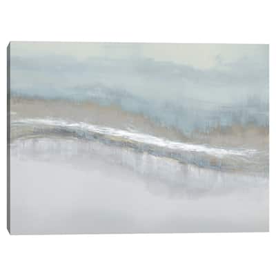 Aqua Blend by Jake Messina Canvas Art Print
