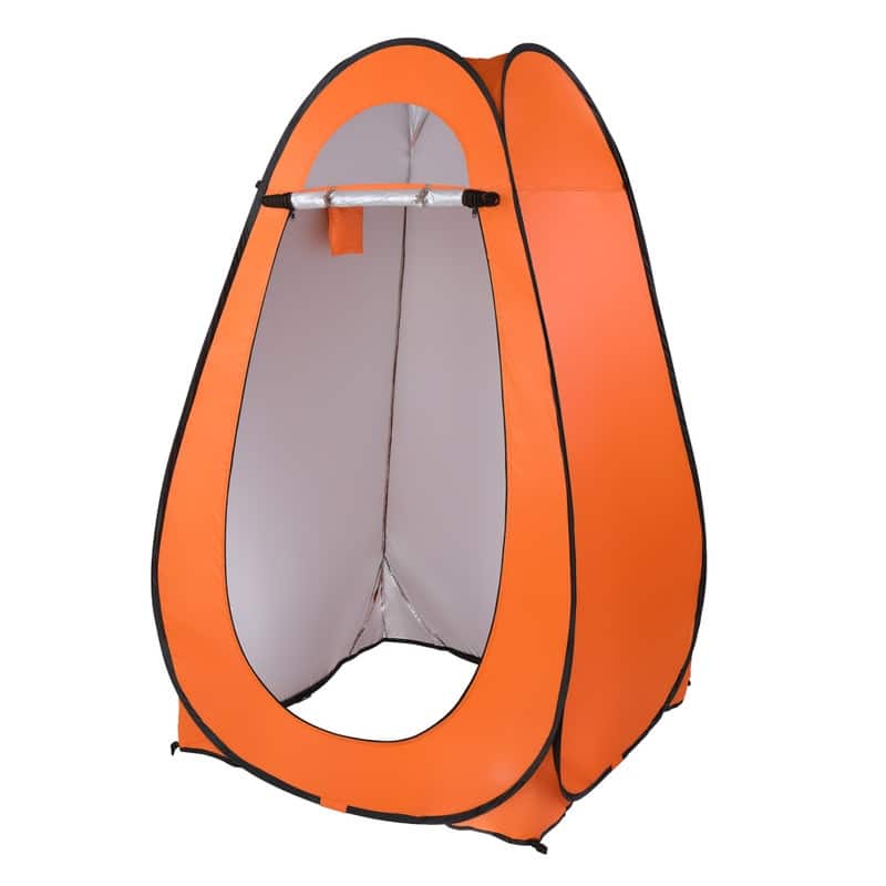 Portable Pop-Up Changing Room Privacy Shower Tent Four Color - Orange