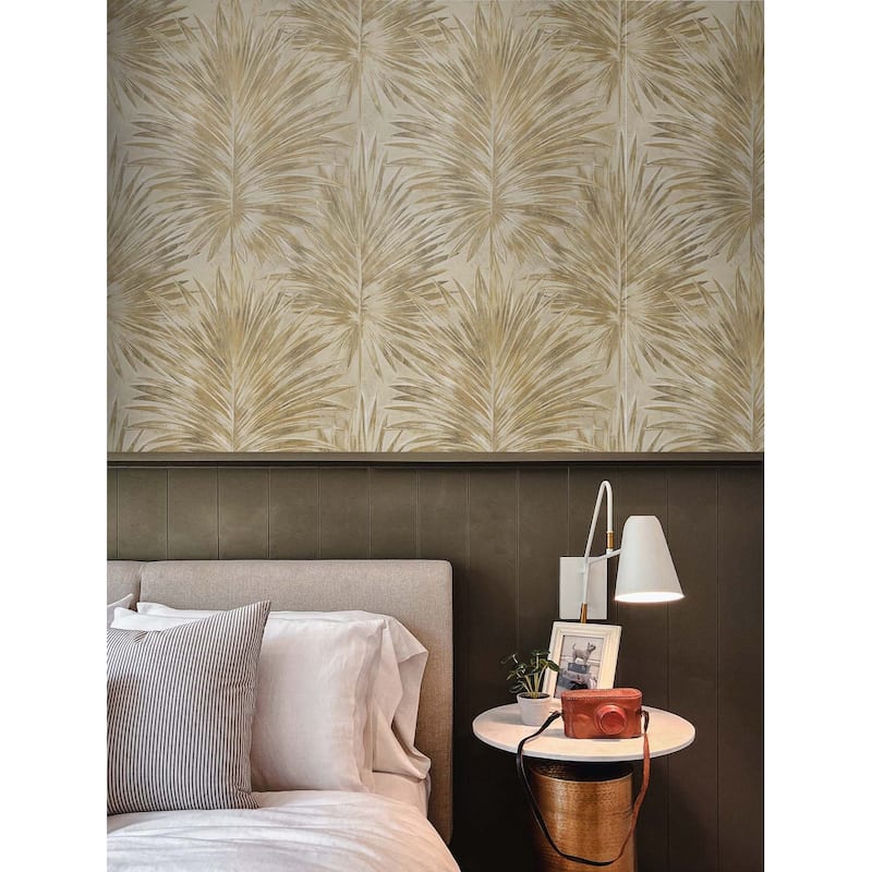 Seabrook Designs Cyril Palm Unpasted Wallpaper
