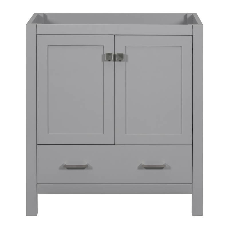 30 inch MDF Freestanding Bathroom Vanity without Top with Soft-Close Drawer