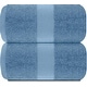 preview thumbnail 56 of 92, White Classic Luxury Cotton Oversized Bath Sheet 35x70 - Set of 2