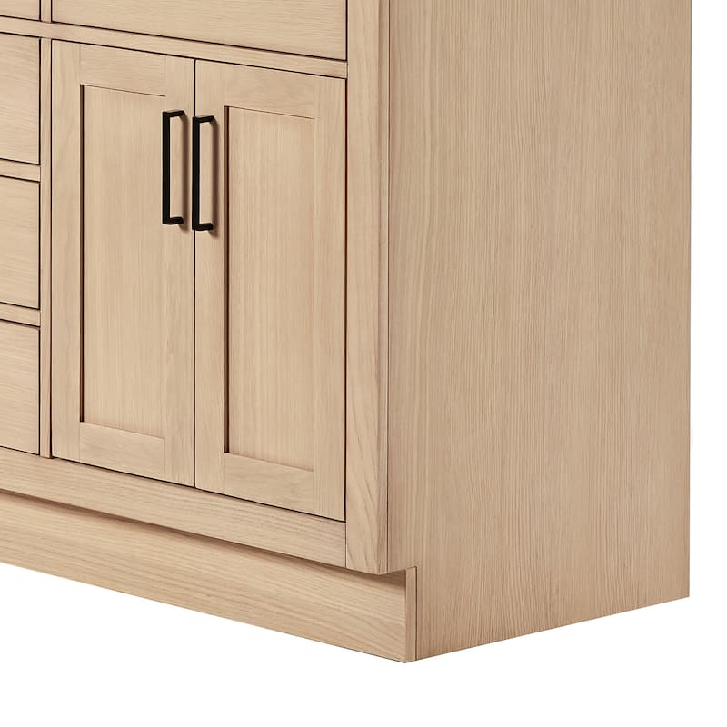 Ariel T060DCQOVO Hepburn 60" Free Standing Double Basin Vanity Set