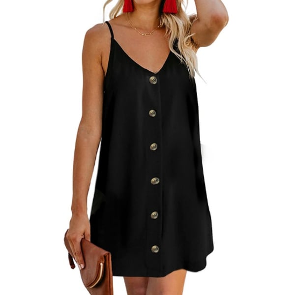 loose button down dress