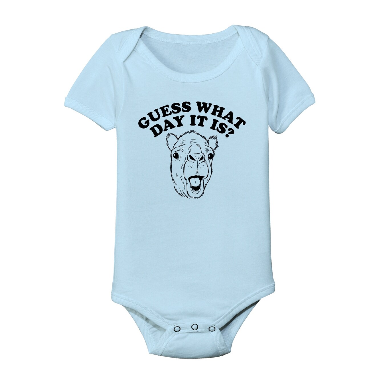 Shop Guess What Day It Is Cool Funny Wednesday Hump Day Baby One