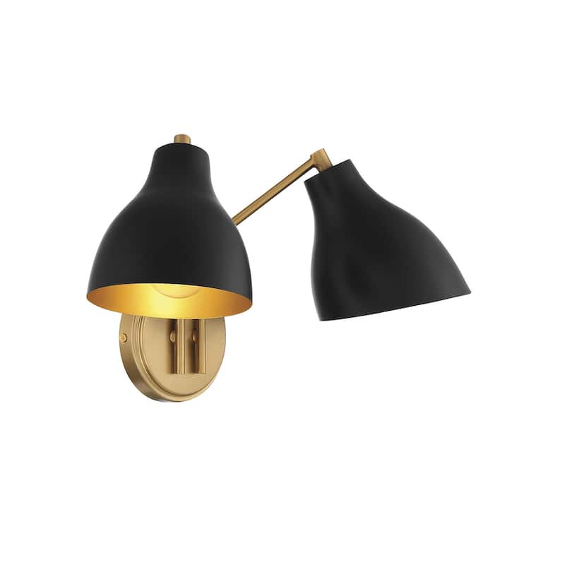 Meridian M90075 2 Light 10" Tall Wall Sconce