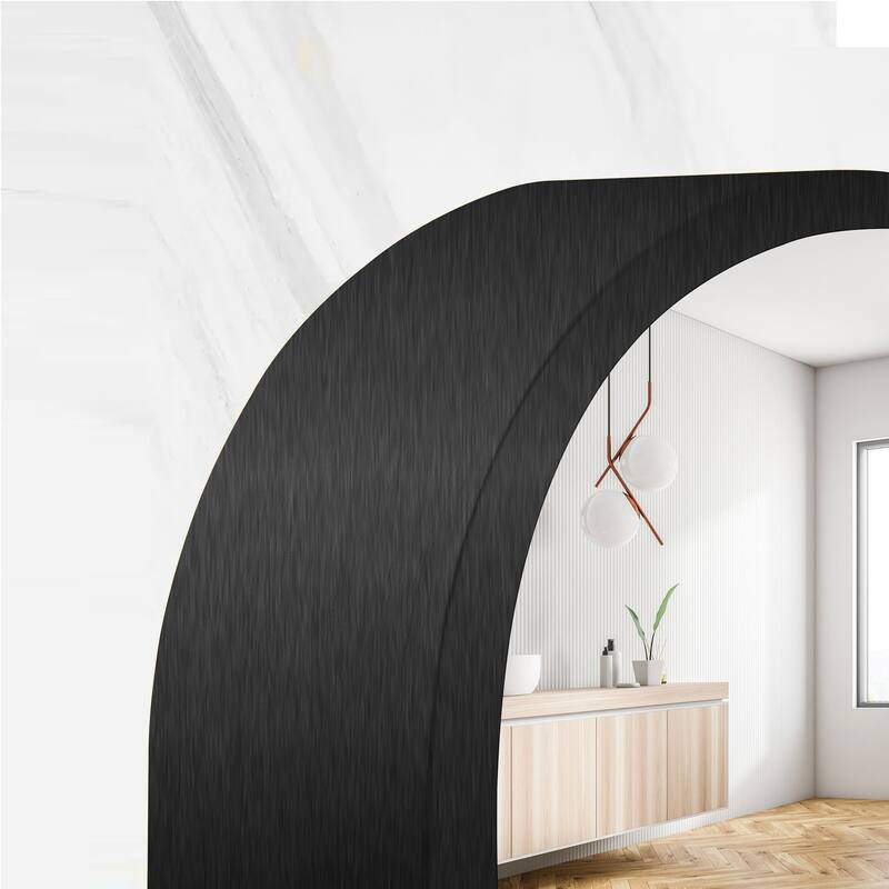 24 in. W x 30 in. H Rectangular Framed Wall Mounted Bathroom Vanity Mirror in Black - 24" x 30