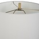 preview thumbnail 6 of 5, Uttermost Helena Slender White Table Lamp - 36"H,   Shade 10"H x 14"Dia