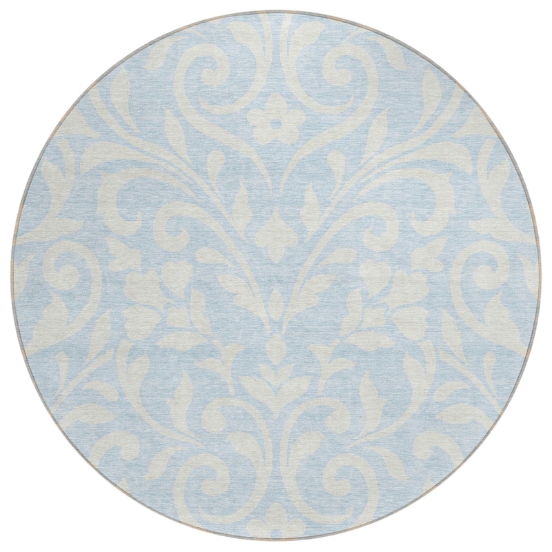Machine Washable Indoor/ Outdoor Chantille Traditional Elegant Rug