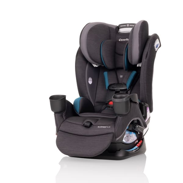 slide 2 of 25, Evenflo All4Stages+ Slim 4-in-1 Convertible Car Seat Baker Blue