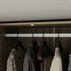 preview thumbnail 14 of 72, Rattan-Accented Wardrobe - Spacious Clothing Organizer with Style