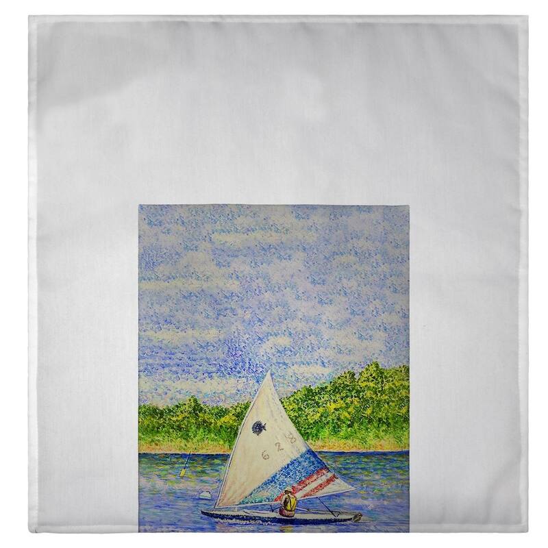 Sunfish Sailing Guest Towel - 20x20