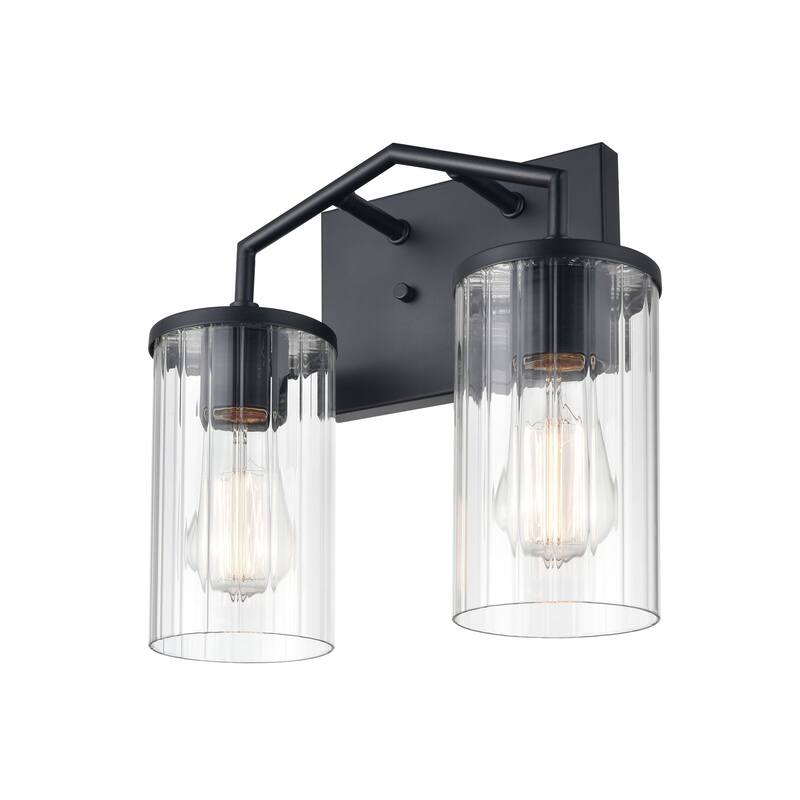 Millennium Lighting Beverlly Bathroom Vanity Light Fixture with Clear Beveled Glass Shades