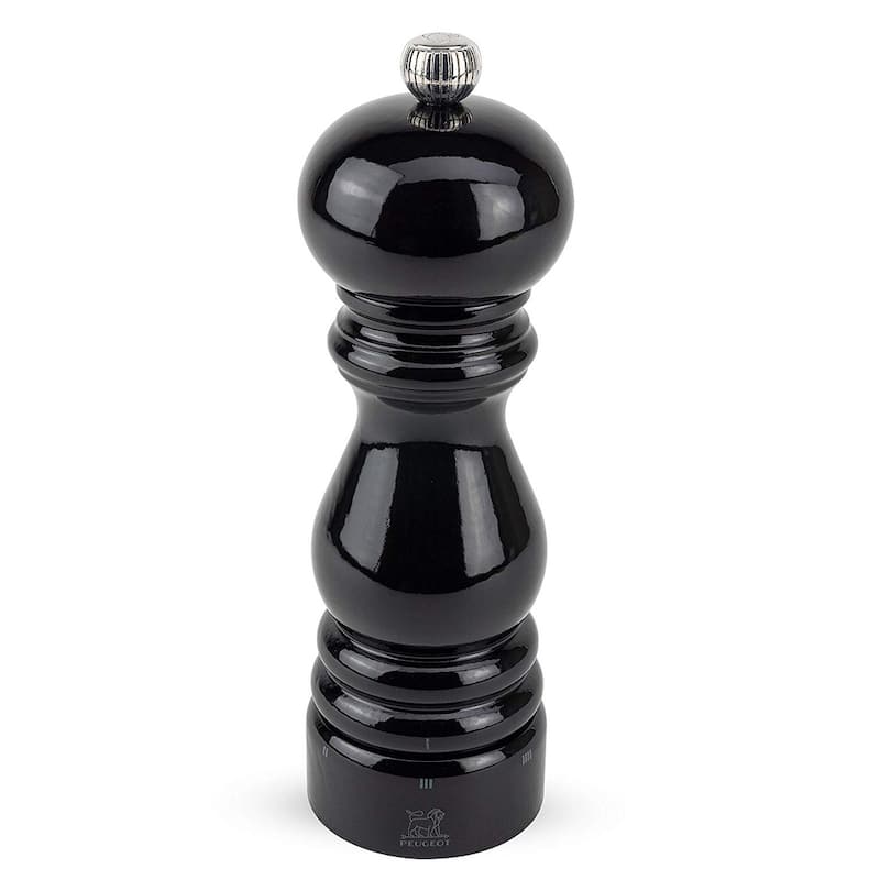 Peugeot Paris U'Select 7-Inch Pepper Mill, Black Lacquer - black lacquer - black lacquer